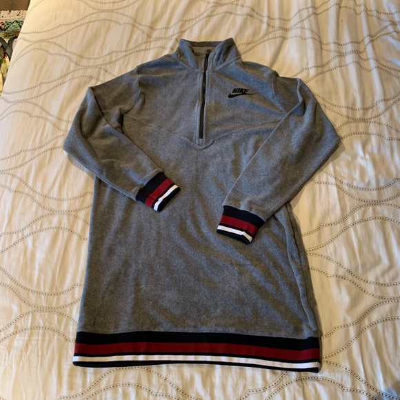 NWT Nike Womens French Terry Dress - Picture 1 of 6